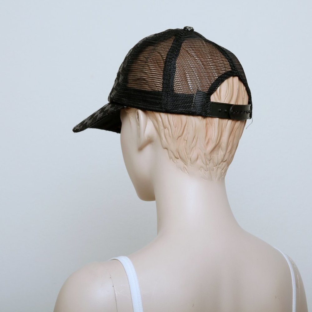 Sequins Checker Mesh Cap - Picture 3 of 6